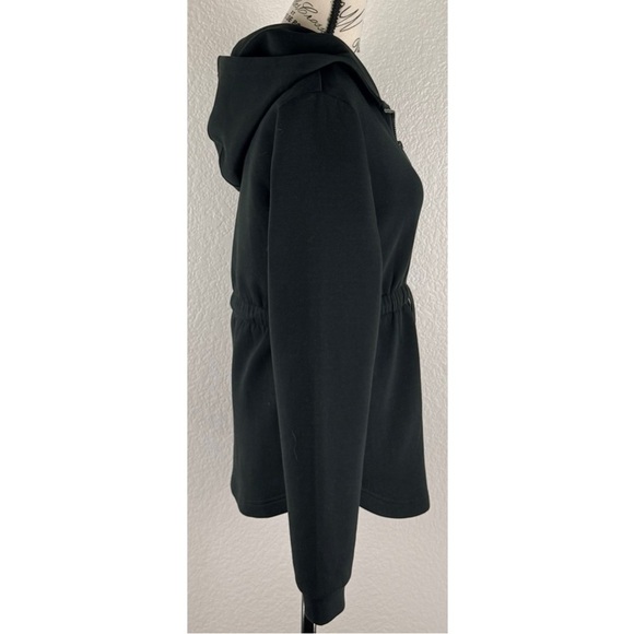 Varley Sofia Lightweight Drawstring-Waist Hooded Track Jacket Black Small - Picture 5 of 15